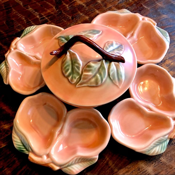 Belmar of California Other - Vintage Belmar of California peach condiment set